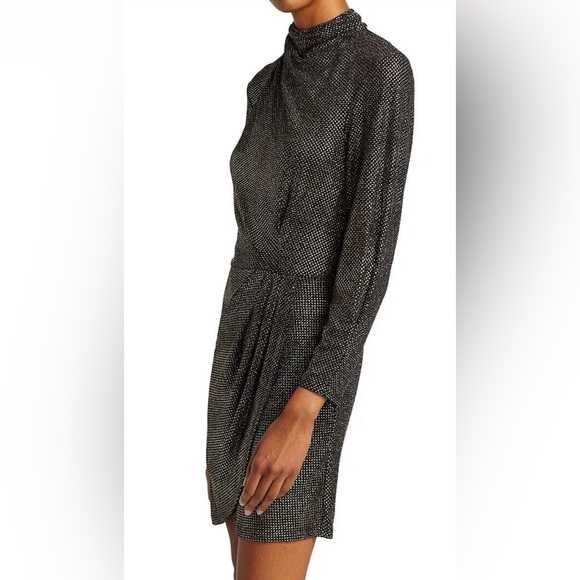 IRO PARIS Rasile Metallic Mini Dress - Picture 2 of 10